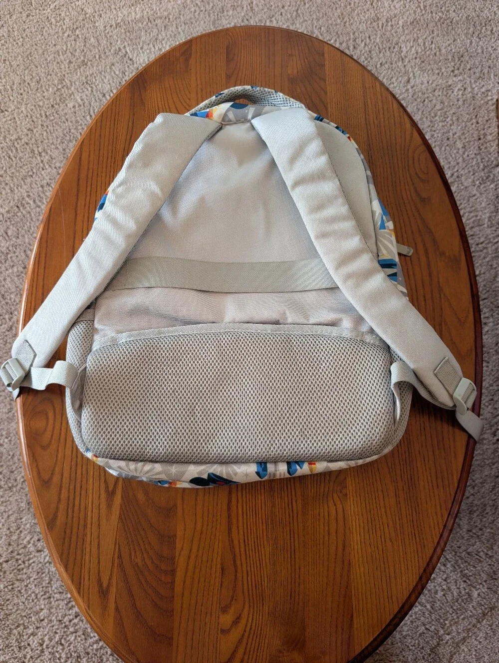 Gray And Blue Disneyland Resort Mickey Icon Backpack